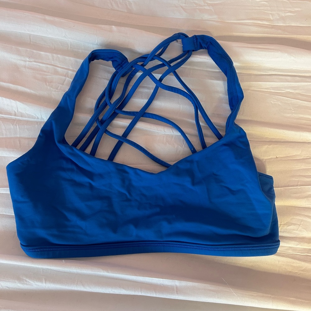 Lululemon Size 2 Sports Bra Royal Blue